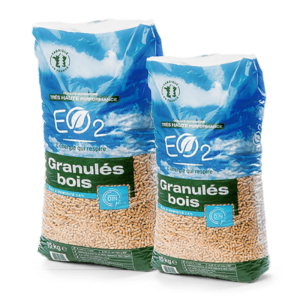 Palette De Granulés Bois EO2 - De 66 Sacs 15kg – DINPlus